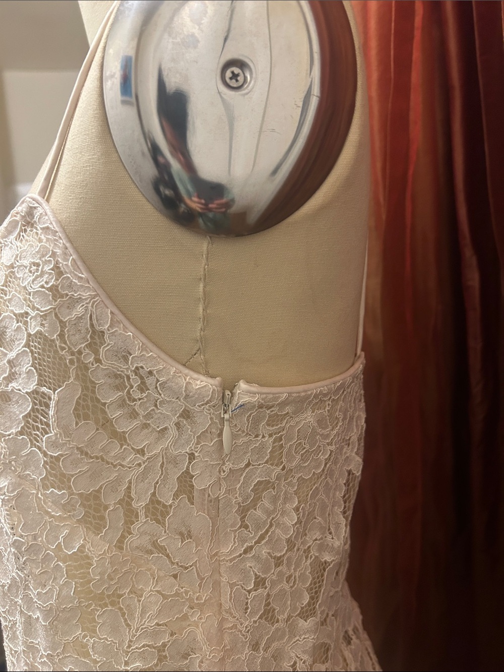 Doen Ivory Lace Midi Slip Dress - Picture 3 of 13